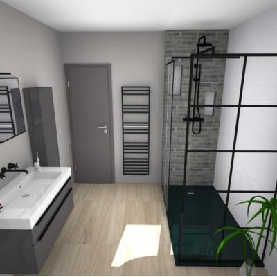 Remplacement d'une baignoire par un Espace Douche  EPERNON  1